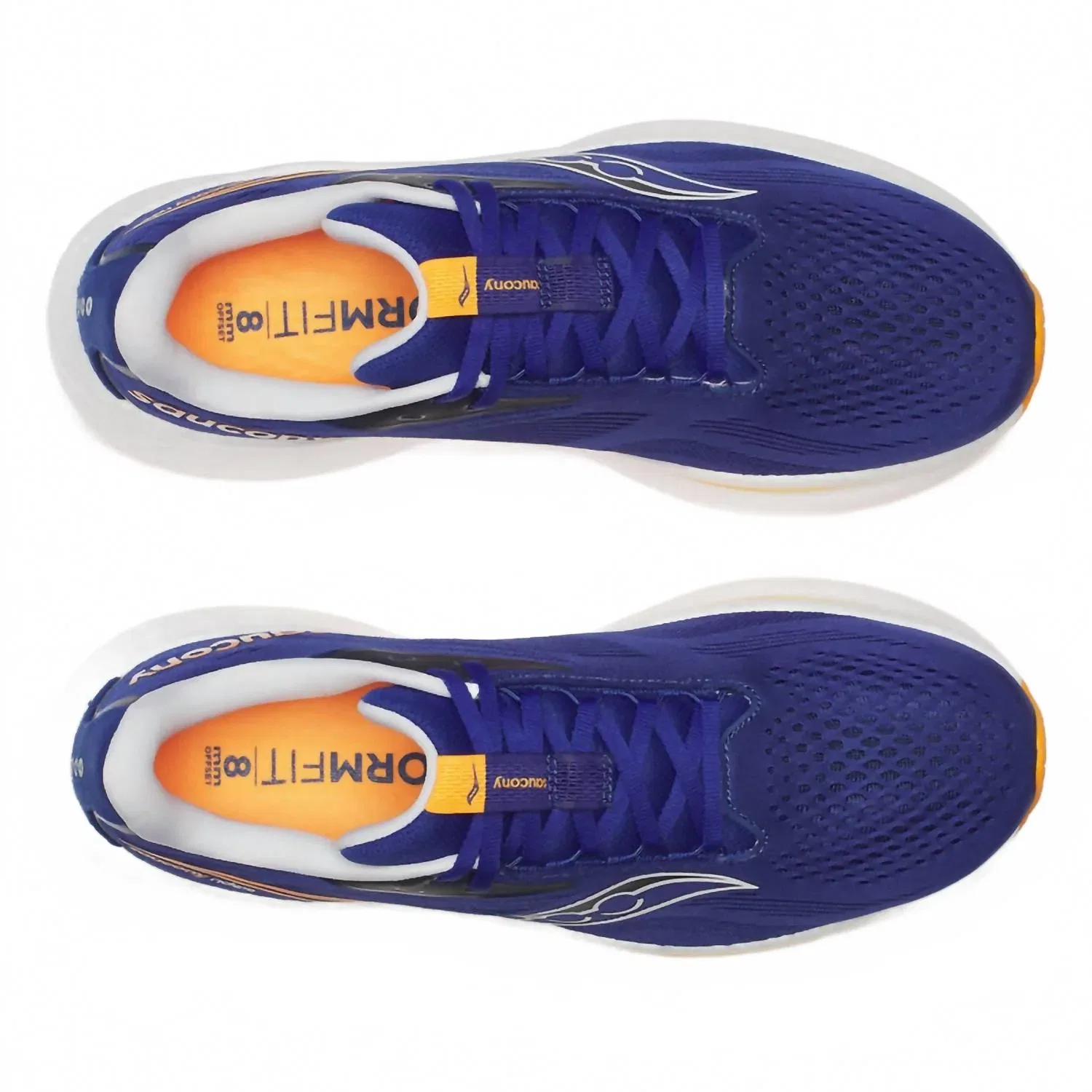 SAUCONY Мужские беговые кроссовки Ride 18 в цвете Azurite/peel — фото 4