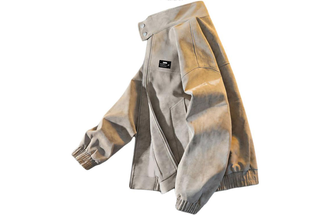 

Куртка Unisex Stand Collar Moderate ZIAREL, серый[removable logo]