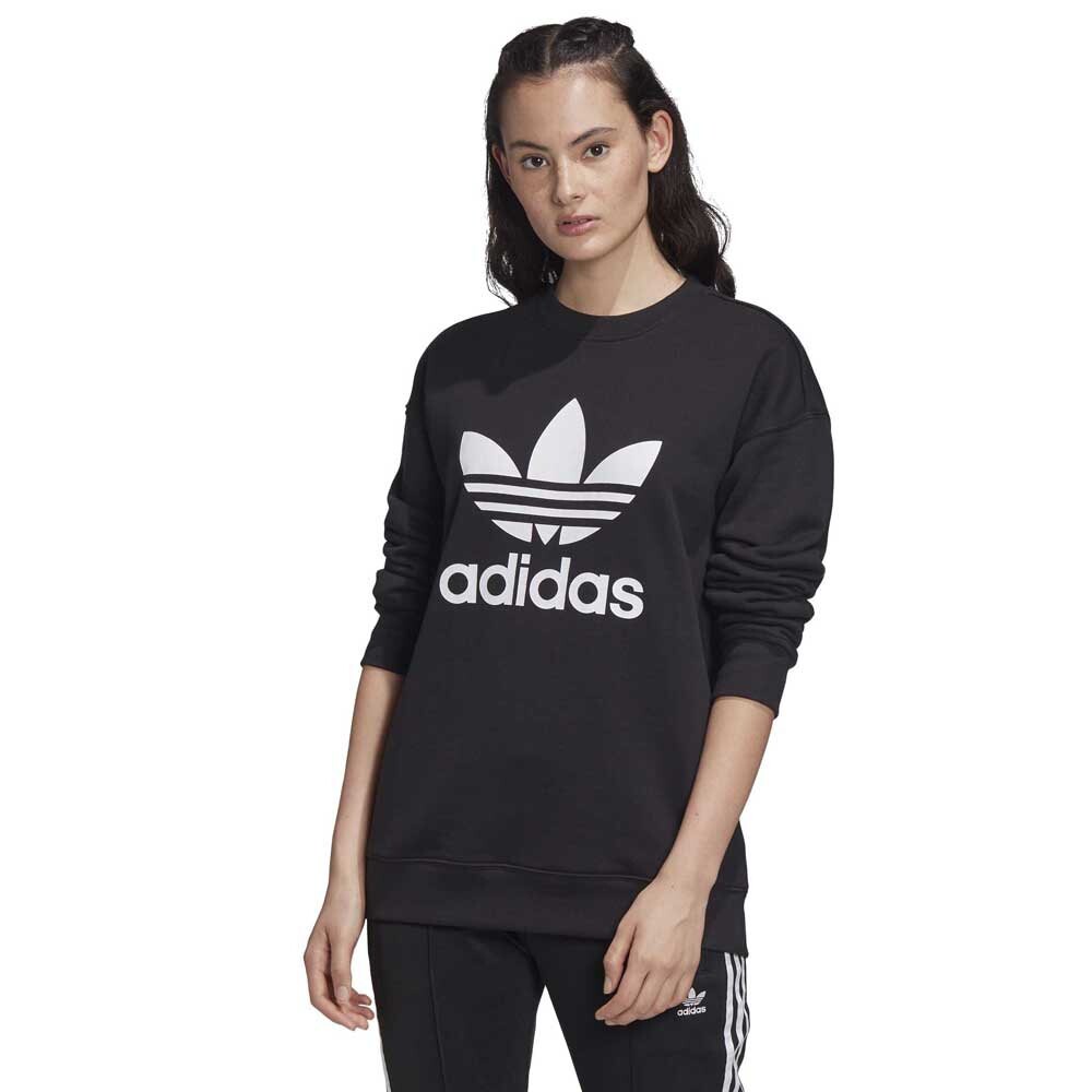

Толстовка adidas Originals Trefoil Crew, черный