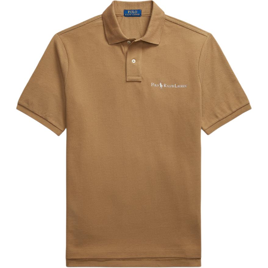 Polo Ralph Lauren Футболка-поло SS24 мужская коричневая желтая — фото 3