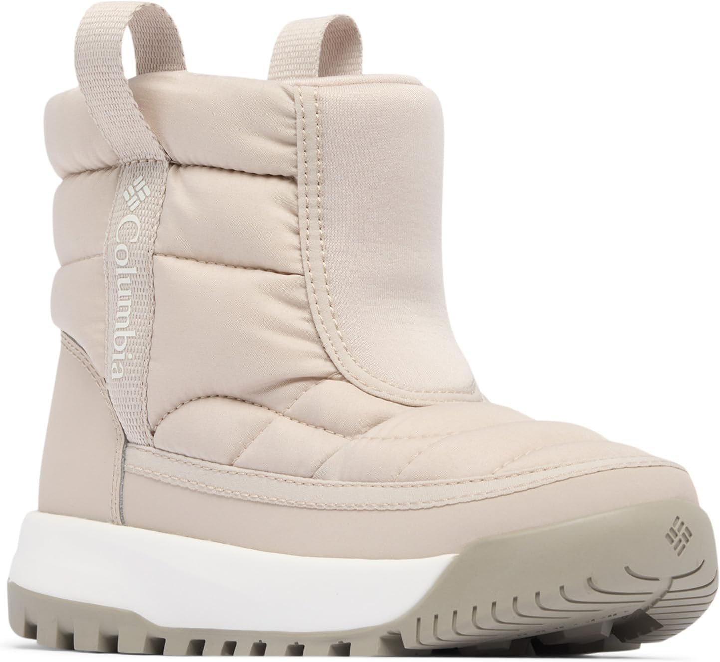 

Columbia unisex-child Snowtrot Mid, Soft Taupe/Sea Salt