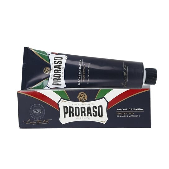 

Голубое, увлажняющее мыло для бритья в тюбике, 150 мл Proraso
