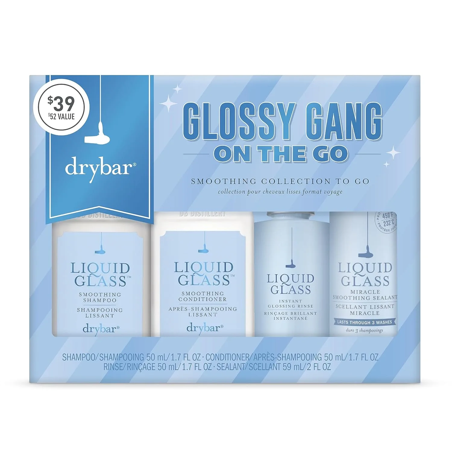Набор Drybar Glossy Gang On-the-Go Kit — фото 2