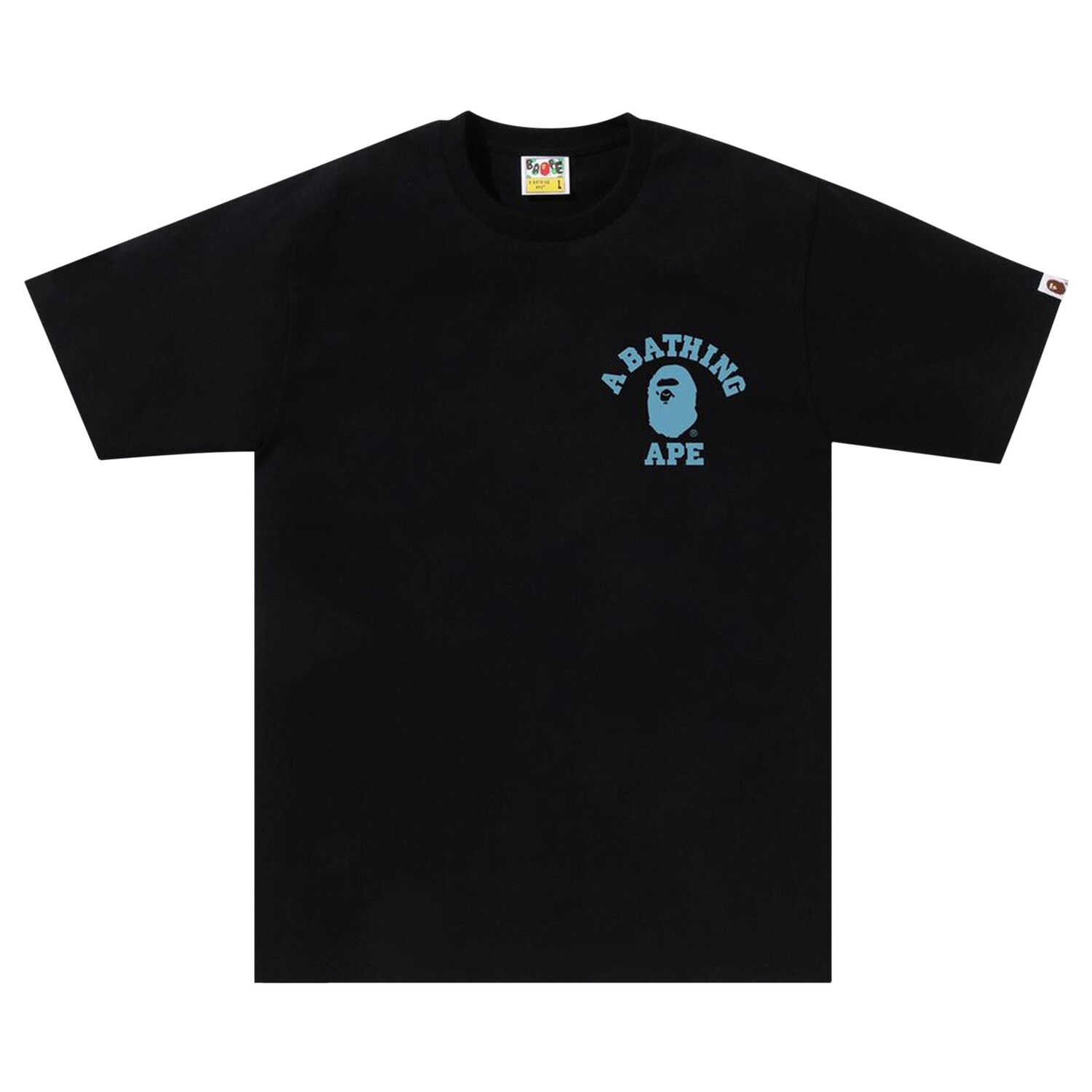 

Футболка BAPE Honeycomb College ATS Черный/Синий