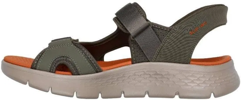 Мужские сандалии Skechers Go Walk Flex, Green — фото 4