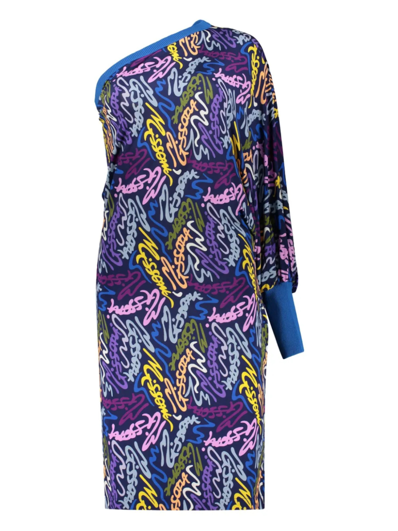 

Платье на одно плечо Missoni, синий