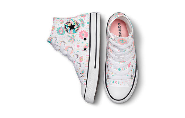 Кроссовки chuck taylor all star 'white green pink' Converse, белый — фото 4
