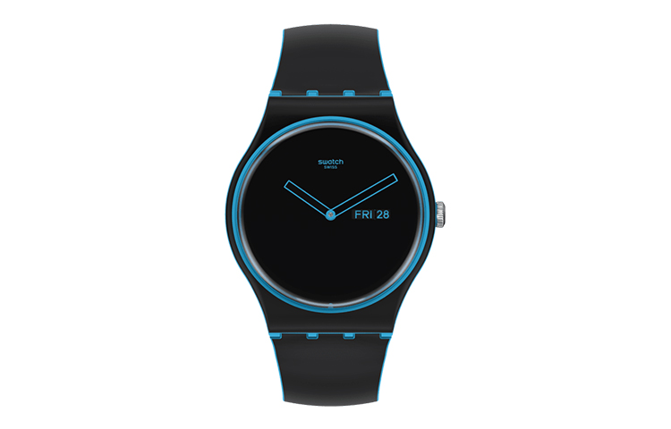 

Унисекс ежемесячная серия черные часы 41мм SO29S701 SWATCH