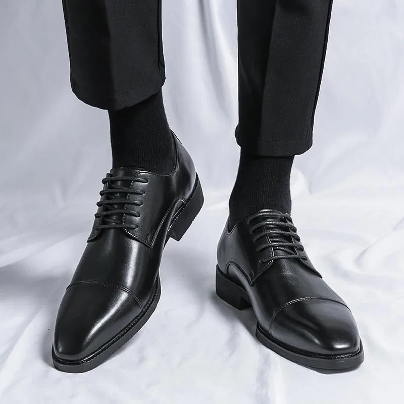 Оксфорды из лакированной кожи, классические, Black KswyyuwxgqI — фото 3