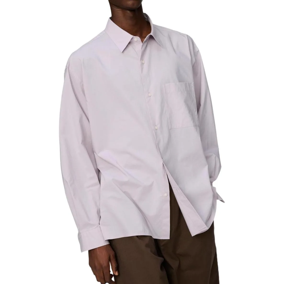 Рубашка Clare Waight Keller FW25 Unisex UNIQLO, Light Blue Purple — фото 3