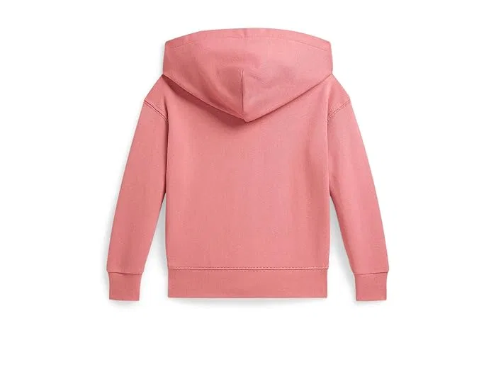 Худи на молнии Terry Polo Ralph Lauren Kids, Desert Rose — фото 2
