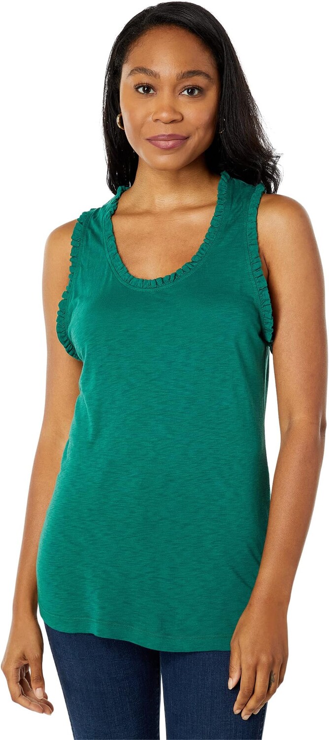 

Топ LAmade Arielle Ruffled Tank, цвет Jade