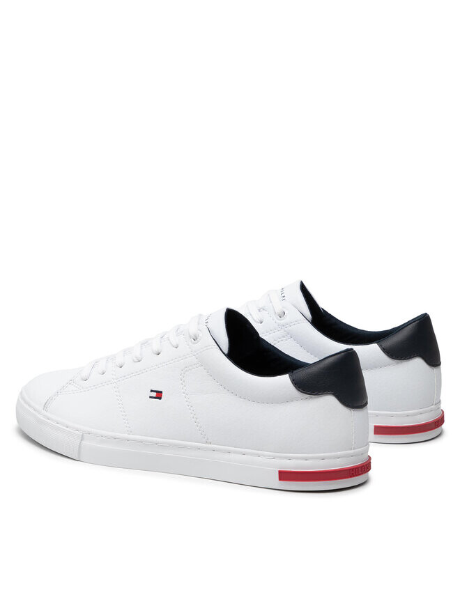 Кроссовки Tommy Hilfiger Essential Leather Detail Vulc FM0FM04047, белый — фото 3