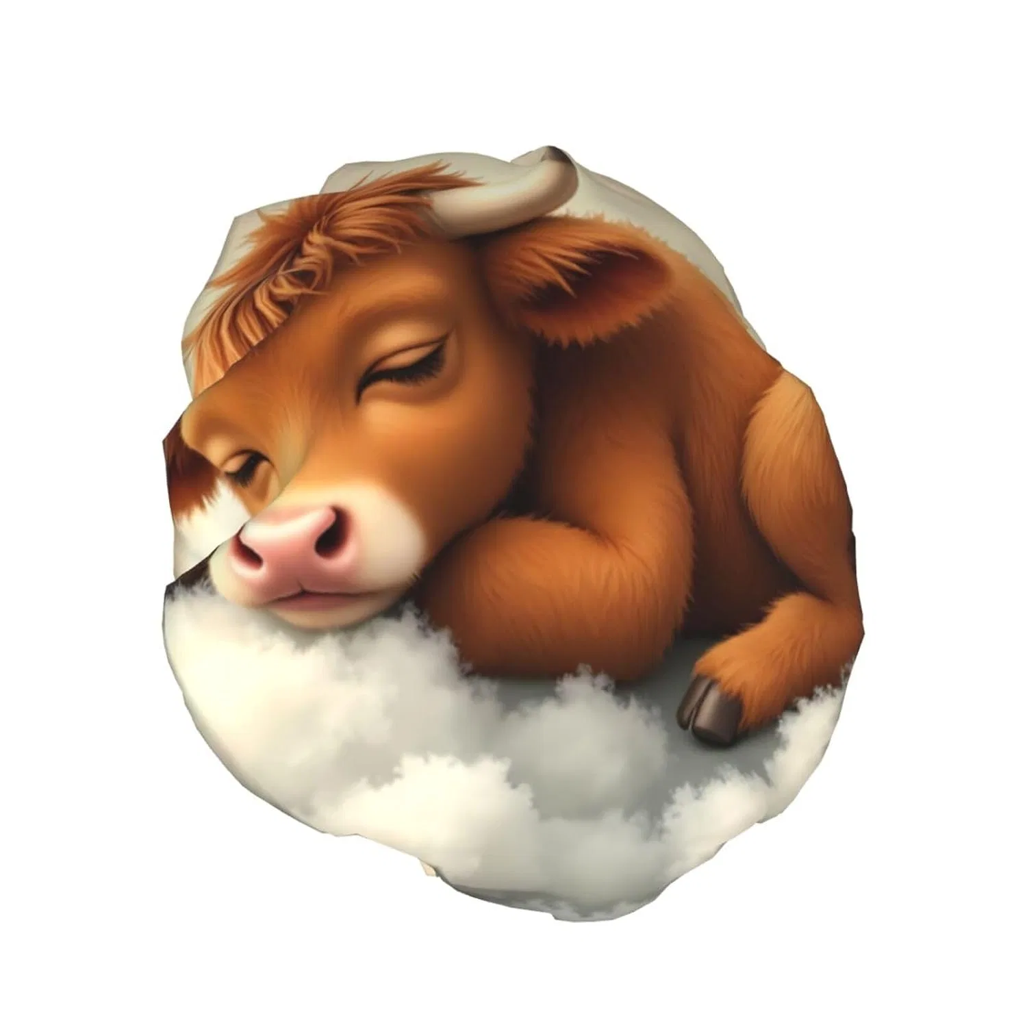 Женская водонепроницаемая шапочка для душа Sleeping Highland Bull Zsuugj — фото 2