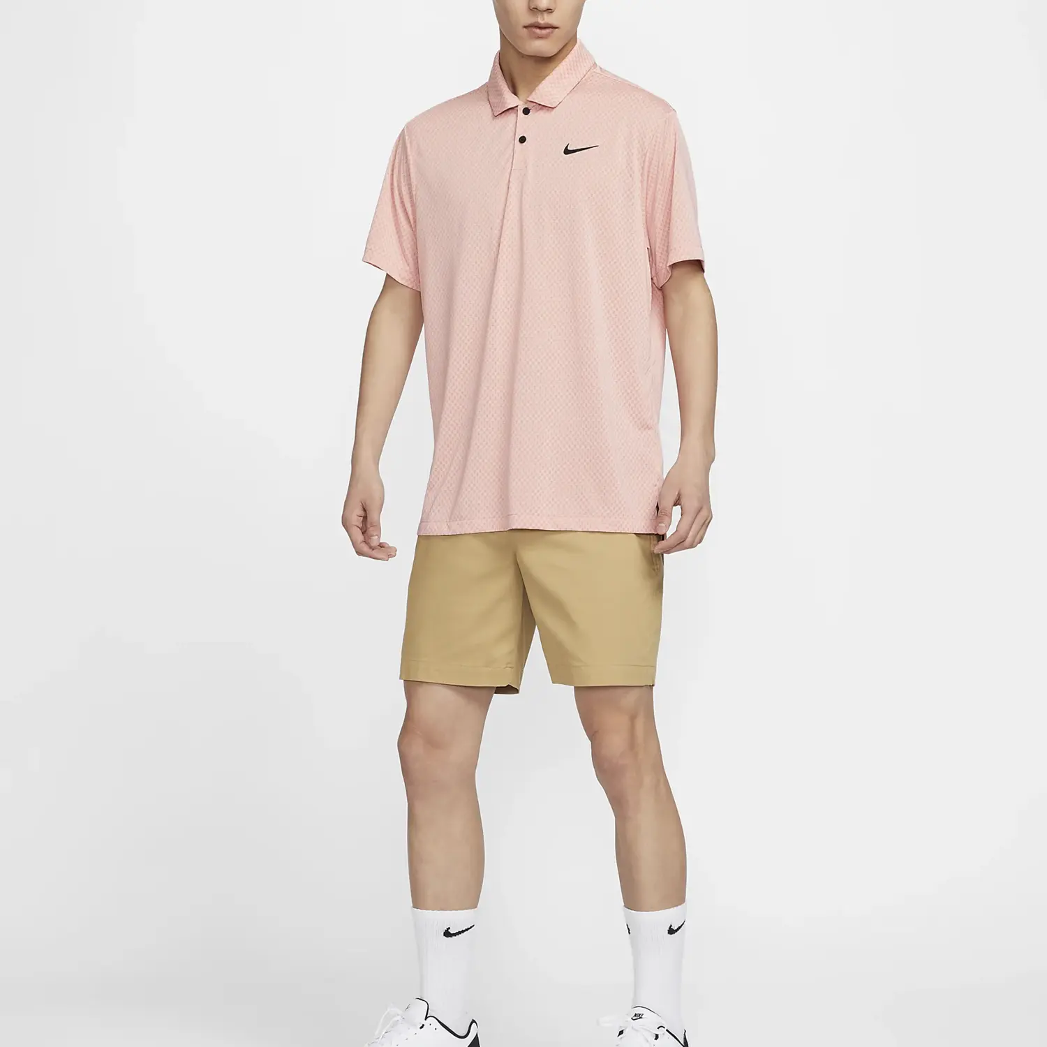 Рубашка поло Dri-Fit мужская Guava Ice Nike, цвет Guava ice — фото 3