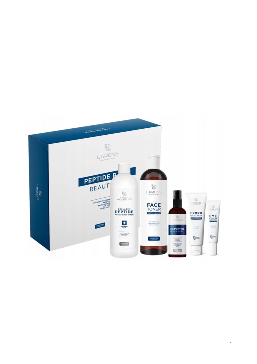

Larens, Peptide, набор из 5 средств для ежедневного ухода за кожей