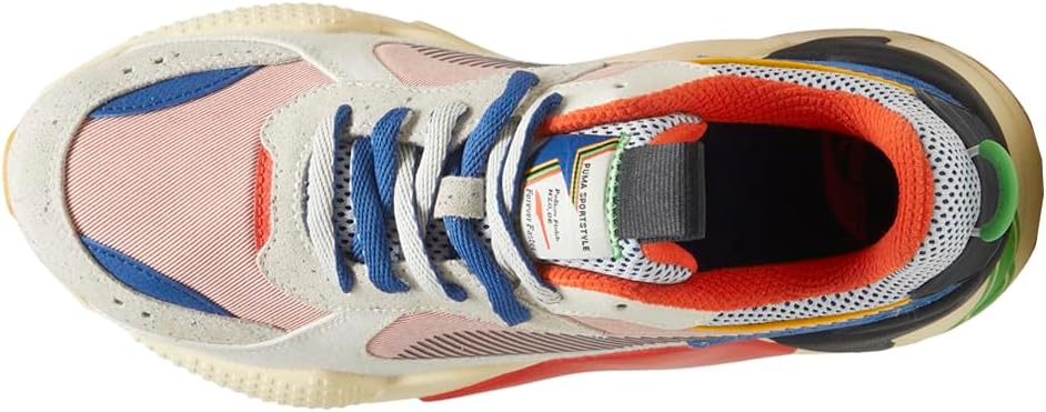 Мужские кроссовки PUMA Rs-X Podium с шнуровкой, повседневные - многоцветные, красные — фото 4