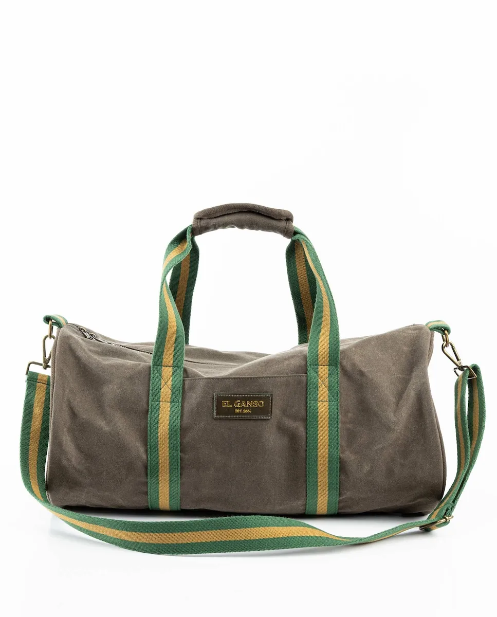 

Унисекс спортивная сумка из вощеного хлопка El Ganso, коричневый
