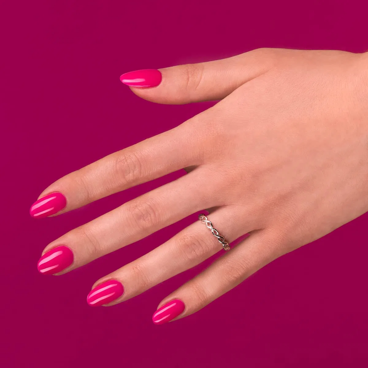 УФ-гель-лак для ногтей «121 Ruby Charm» от Semilac Semilac, Pink — фото 3
