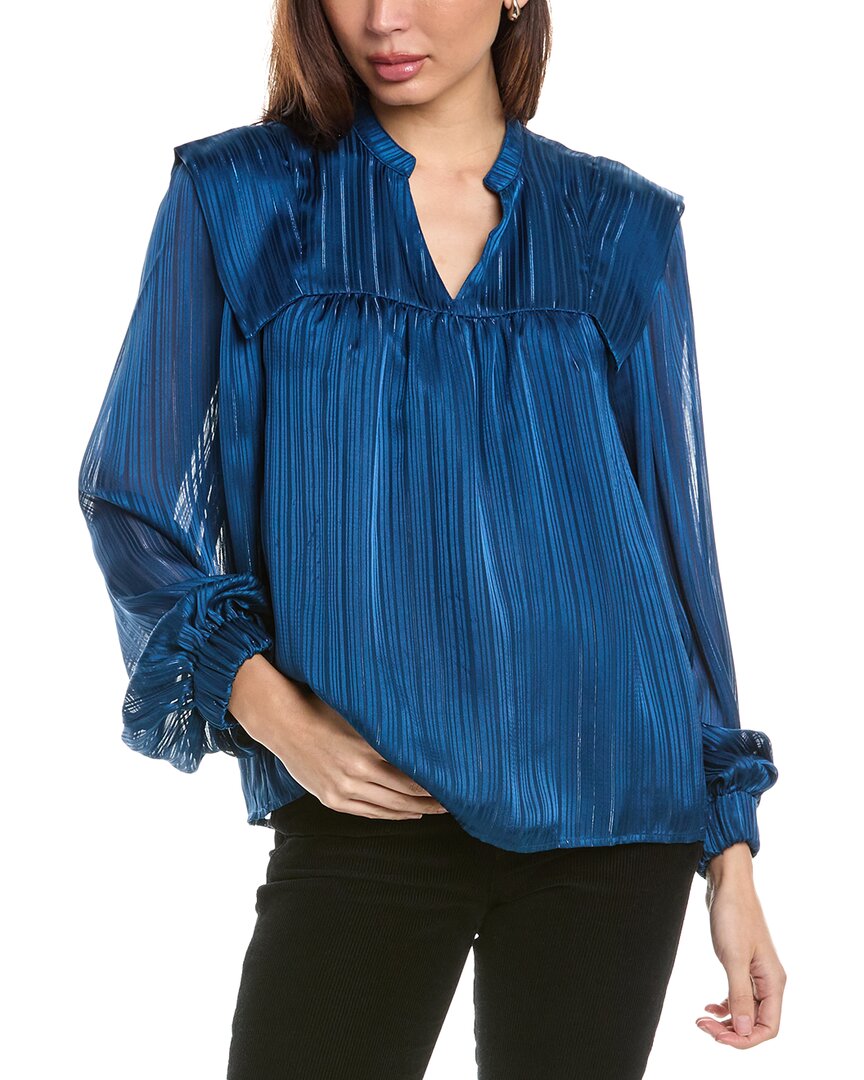 

CROSBY от Mollie Burch Gaines Топ Crosby by Mollie Burch, синий