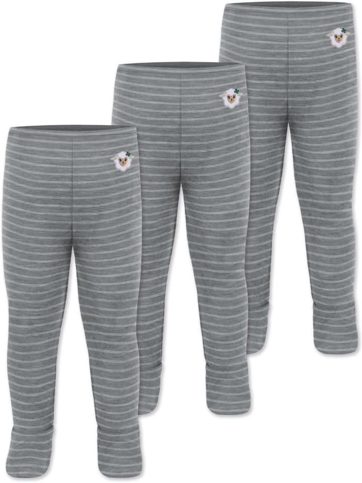 

Normani Outdoor Sports Комплект из 3 штанишек из шерсти мериноса для малышей в серую полоску