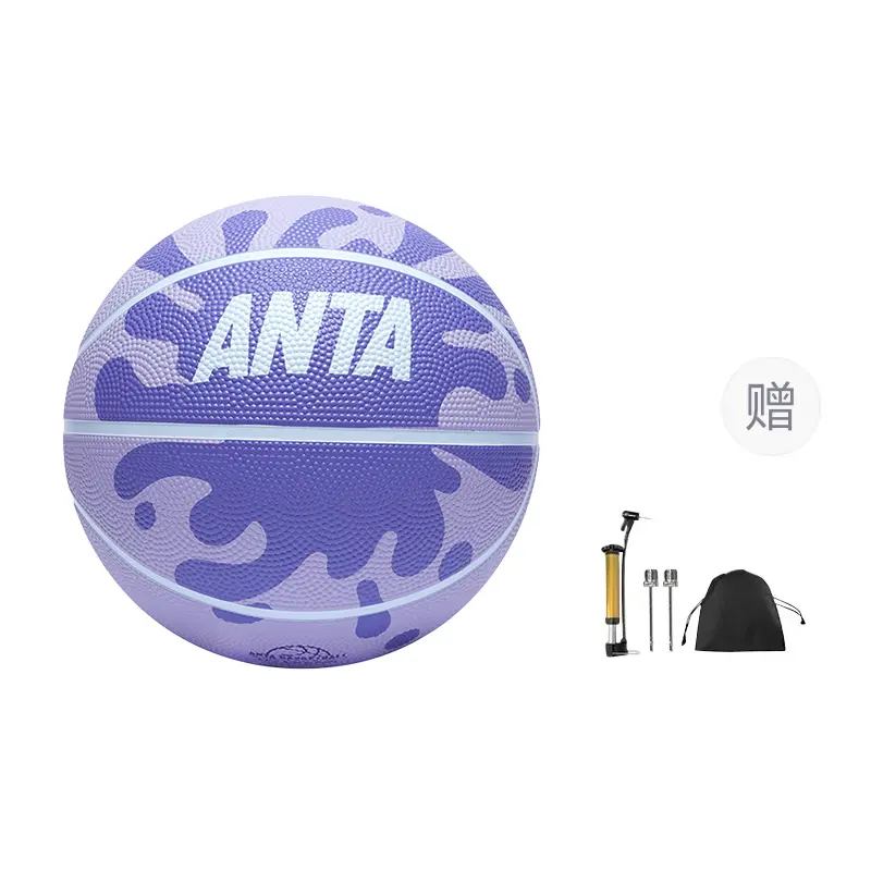 

ANTA Резиновый баскетбольный мяч bellflower purple размер 5 для тренировок и соревнований unisex