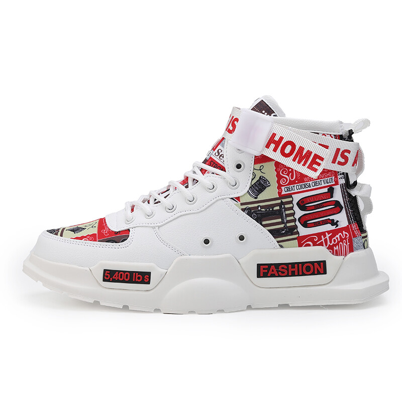

Кроссовки мужские Lifestyle Shoes Men High-Top Aijp, черный/белый