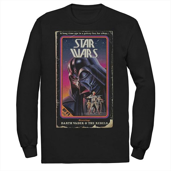 

Футболка Big & Tall Star Wars Darth Vader Vintage Video Cover Z1 Licensed Character