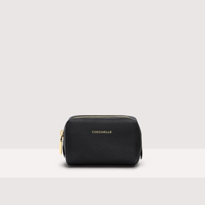 

Косметичка из зерненой кожи Coccinelle TROUSSE MEDIUM, черный