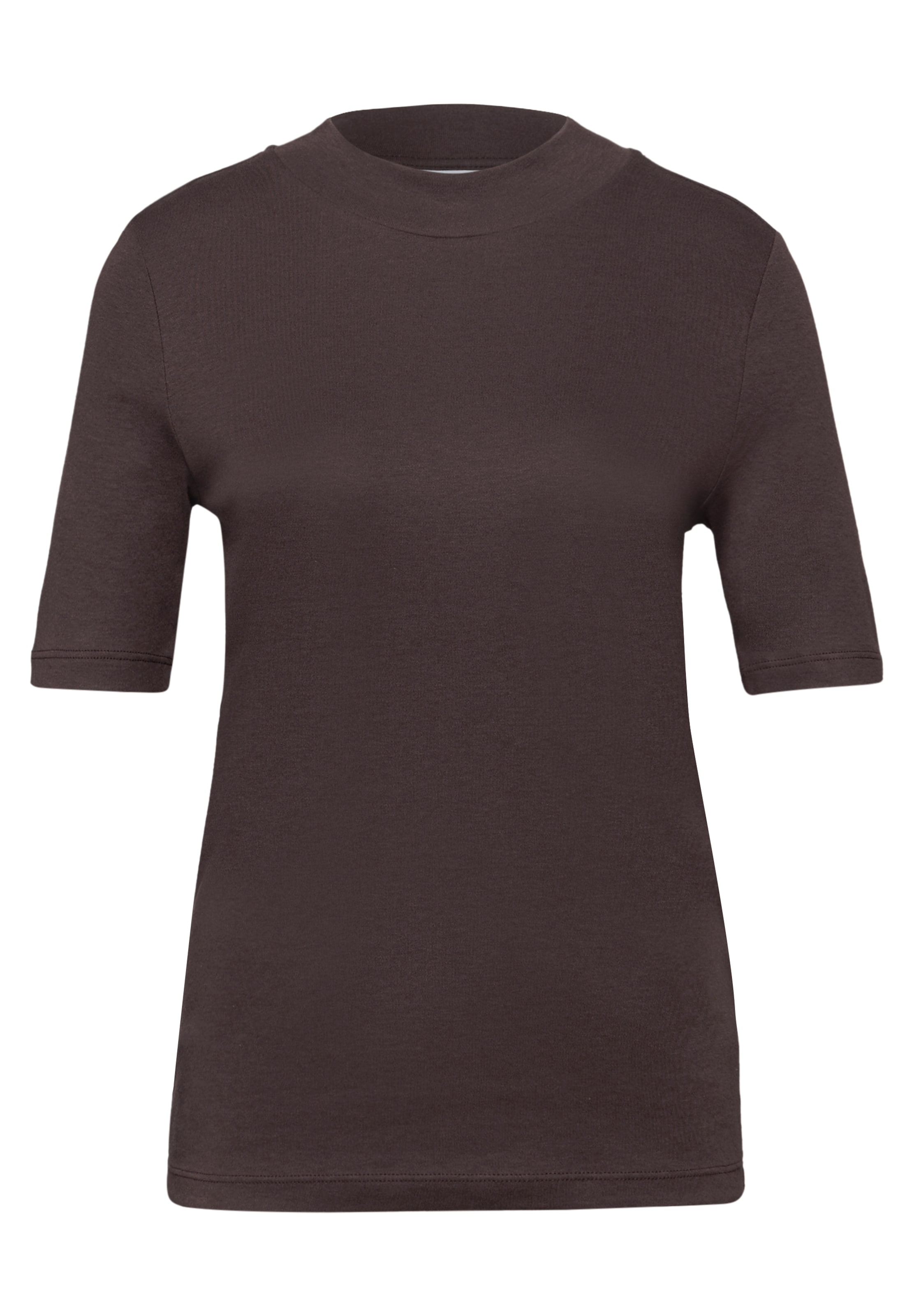 

Street One Studio Футболка в темно-коричневом цвете, Коричневый, Street One Studio Футболка в темно-коричневом цвете