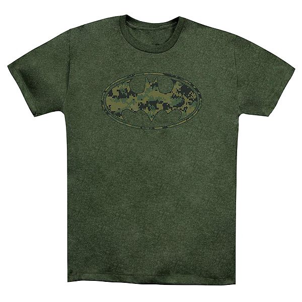 

Футболка Batman marine camo shield adult heather Licensed Character