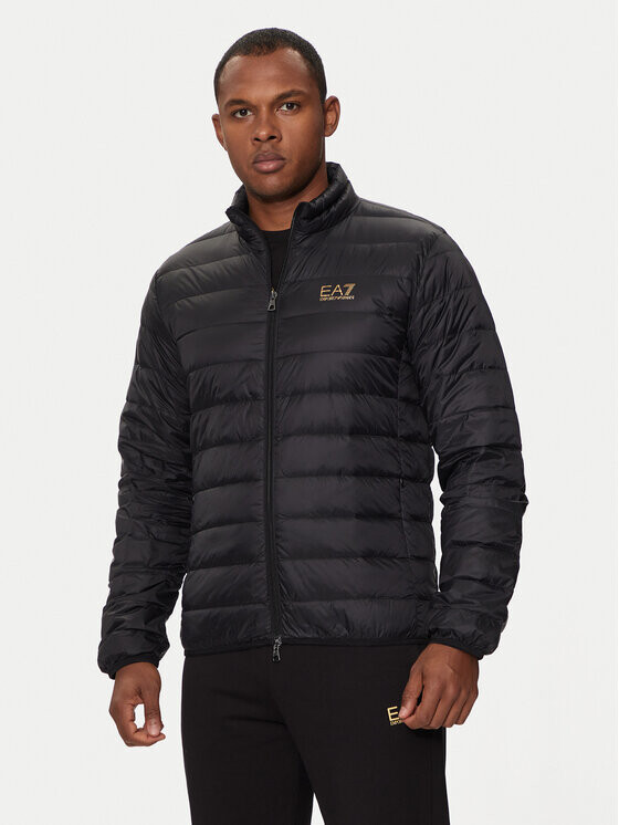 

Пуховик regular fit Ea7 Emporio Armani, черный