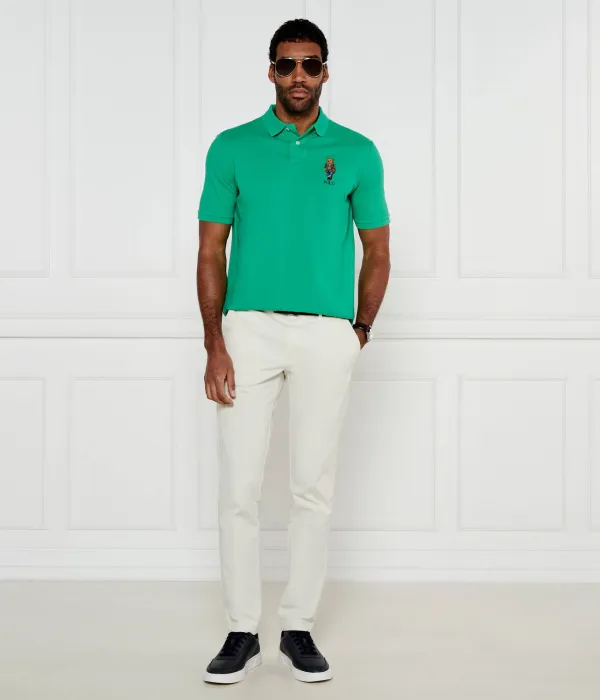 Футболка поло Classic fit Polo Ralph Lauren, зеленый — фото 2
