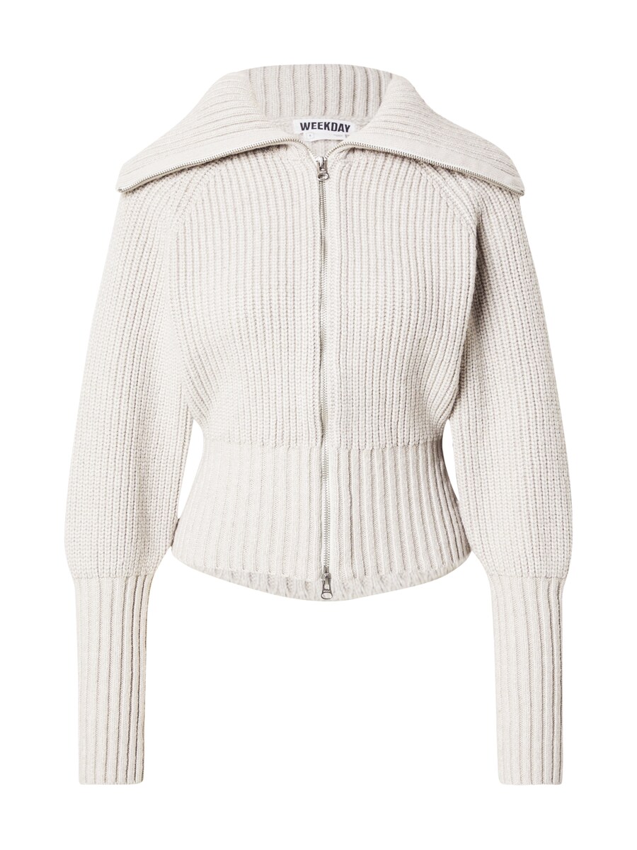 

Вязаный кардиган WEEKDAY Jana, Light grey