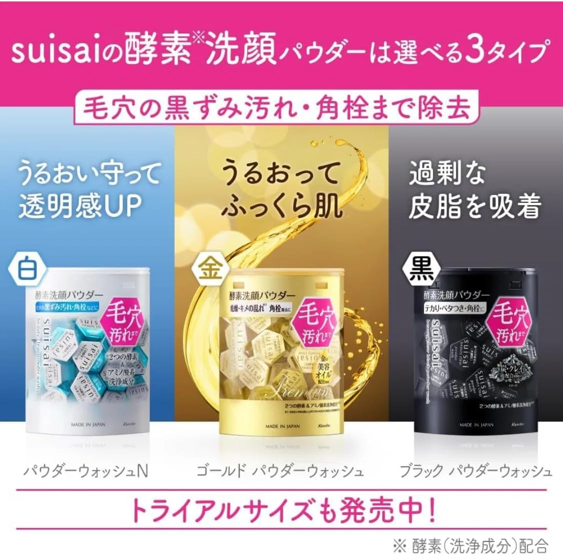 Энзимная пудра для умывания Suisai Beauty Clear Powder Wash, 0.4 г x 32 шт, набор из 2 упаковок — фото 2