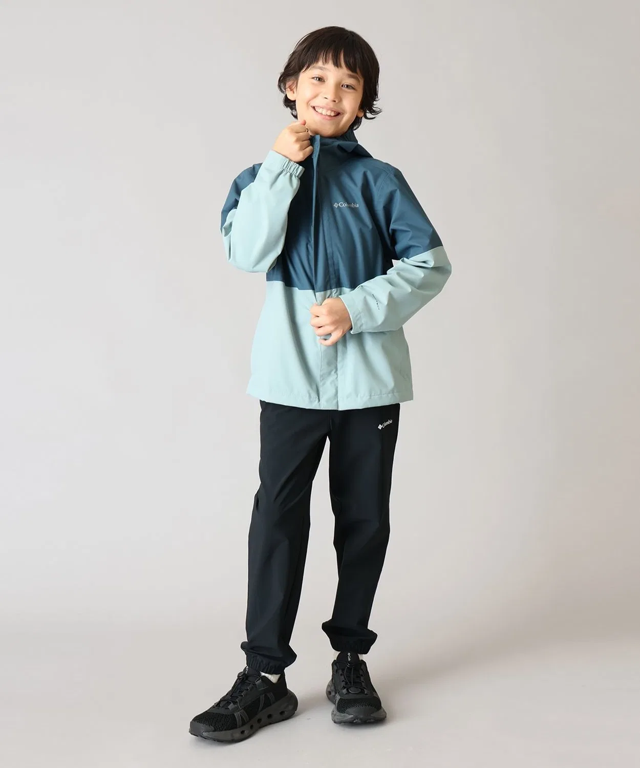 Детская куртка Columbia Hikebound II Jacket, водоотталкивающая, Omni-Tech, полиэстер, камень — фото 3