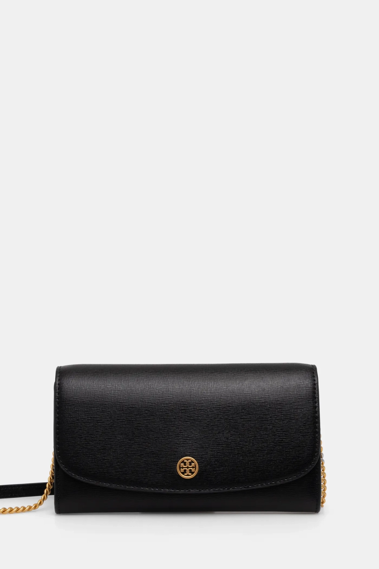 

Кожаный кошелек Робинсон Tory Burch, черный