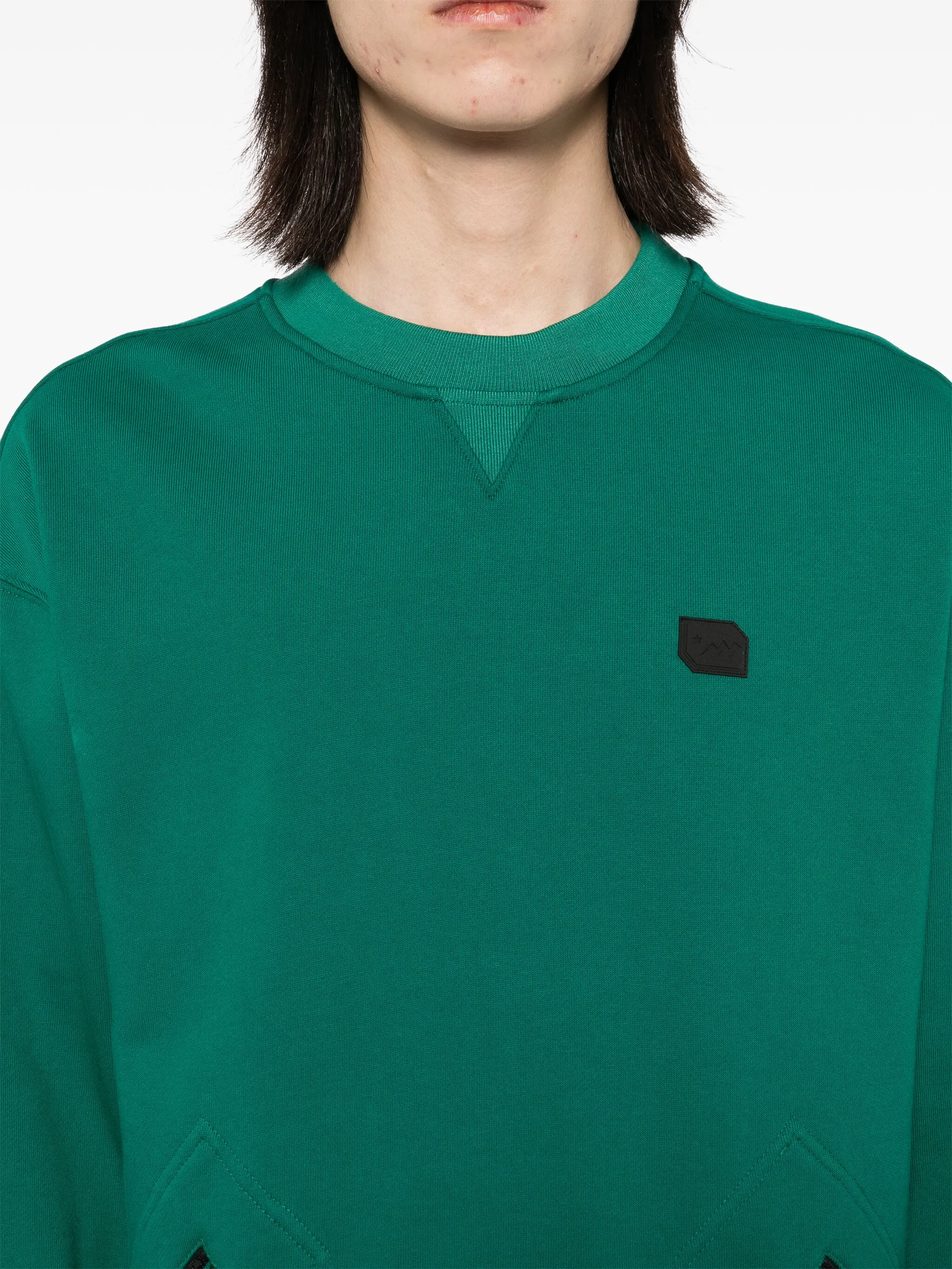 

Толстовка с карманом на молнии Sport B. By Agnès B., зеленый