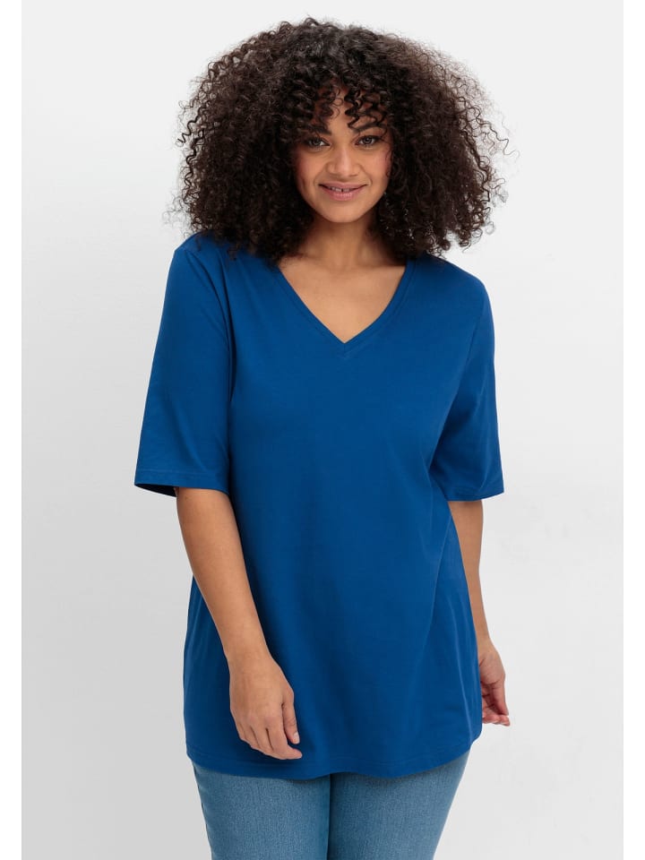 

Футболка sheego, цвет blaubeere