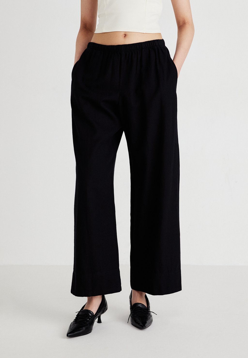 

Брюки WIDE LEG EASY PANT GAP, черный
