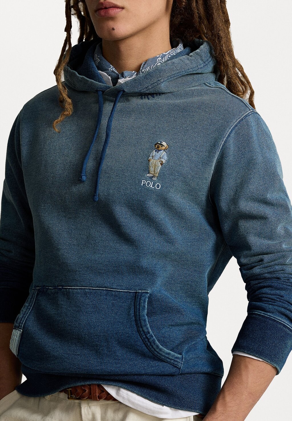 

Толстовка с капюшоном POLO BEAR INDIGO FRENCH TERRY HOODIE Ralph Lauren, темно-синий