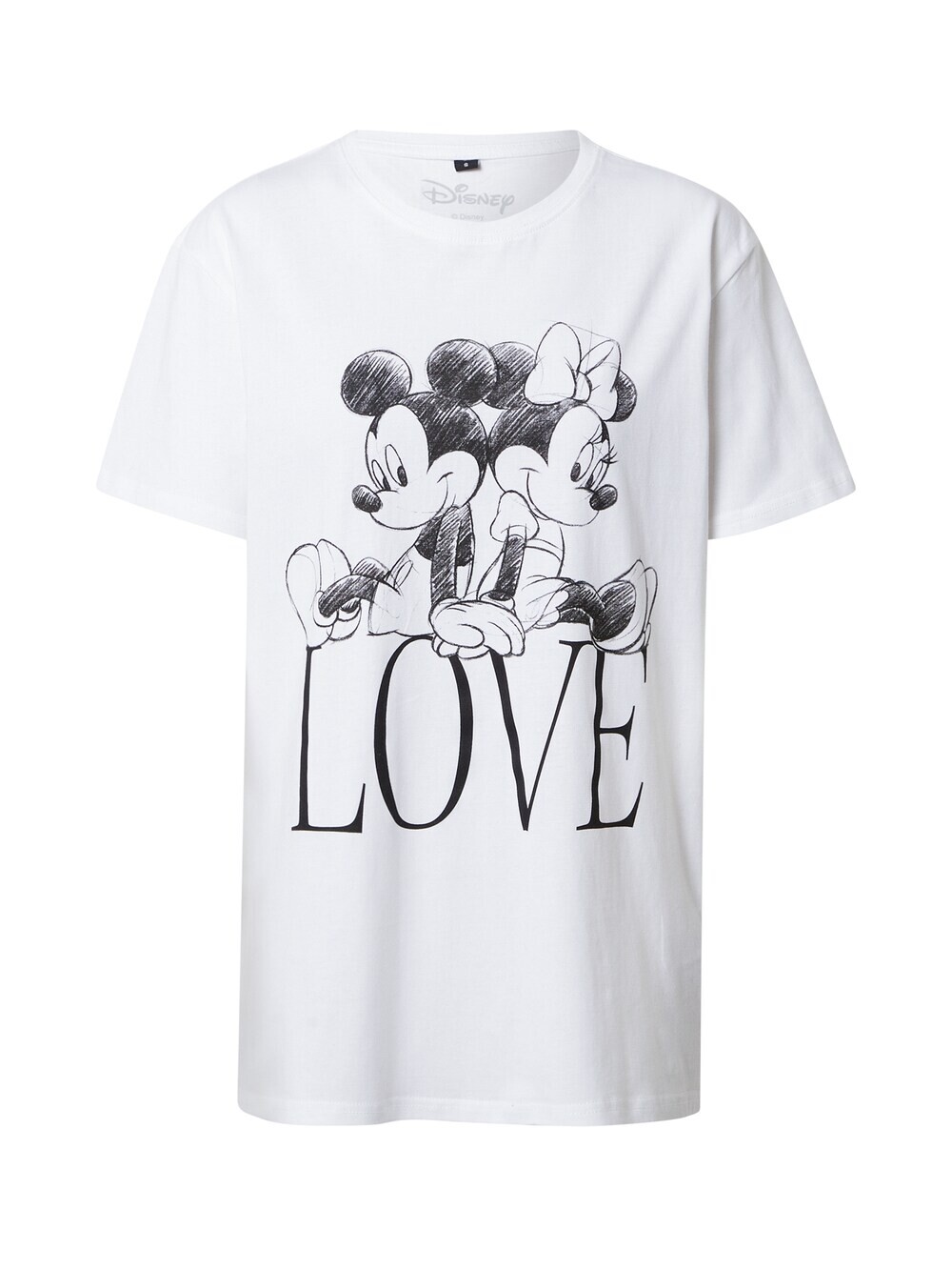 

Рубашка Merchcode Minnie Loves Mickey, белый