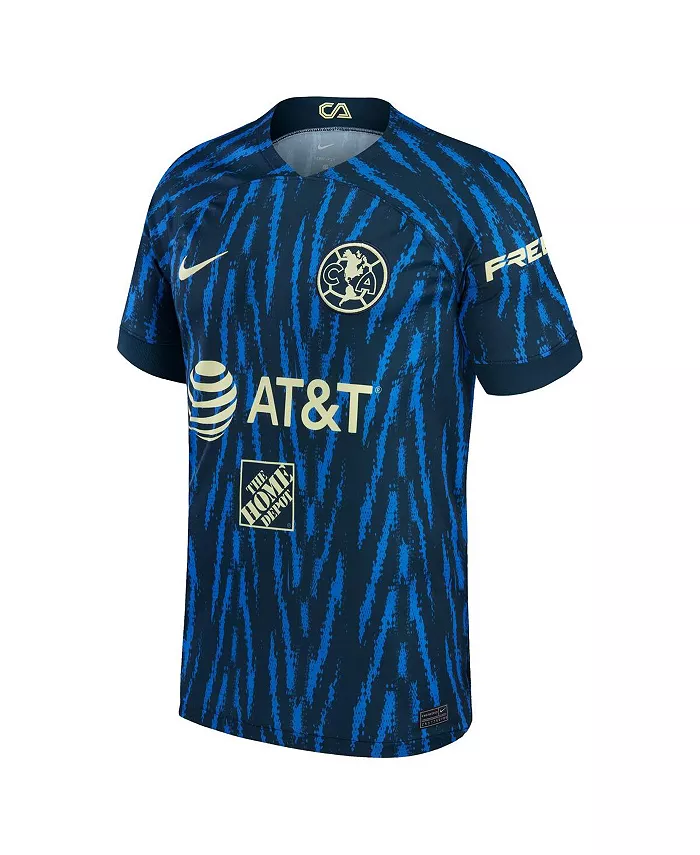 Мужская голубая выездная реплика футболки Club America 2022/23 Nike — фото 3