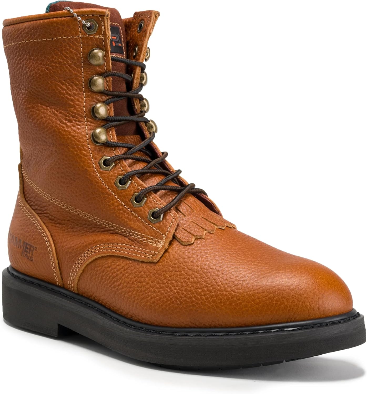 

Мужские сапоги Men’s Hammer HM118 из 100 натуральной кожи - цвет светло-коричневый, высота 15 см, стельки Hammer Pro, масло- и водостойкие, утепленные, противоусталостные, легкие Generic