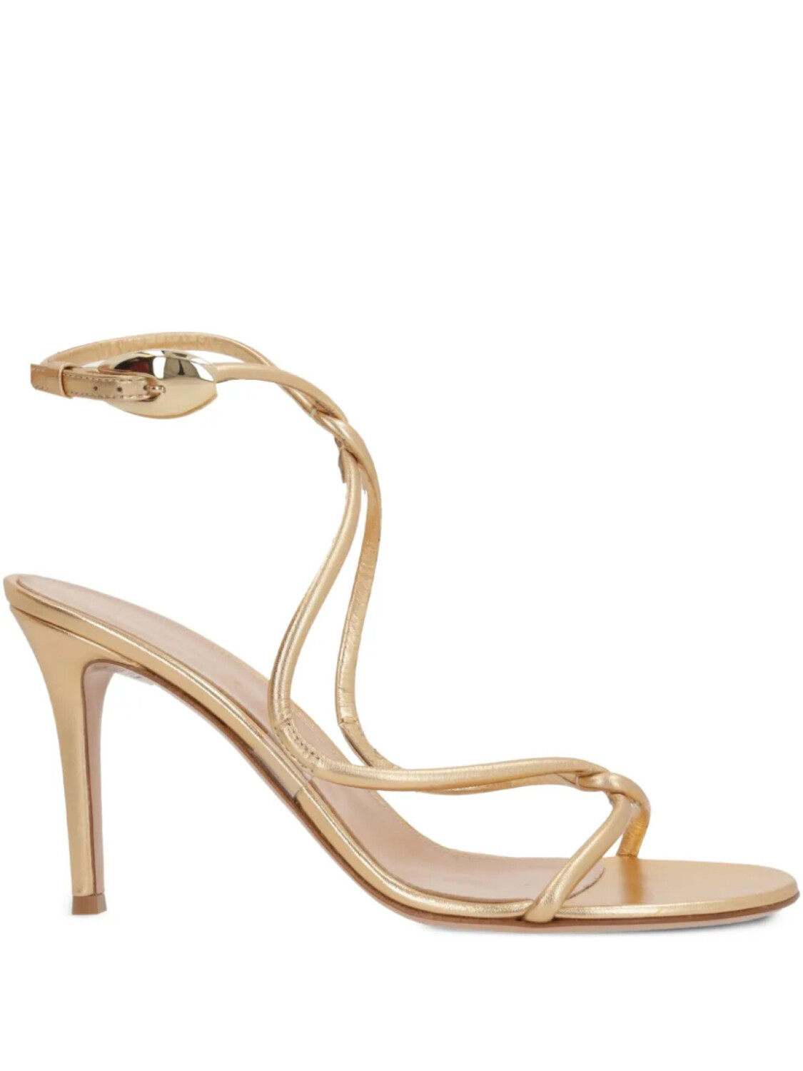 Сандалии Gianvito Rossi 85mm Black Mamba, золотой