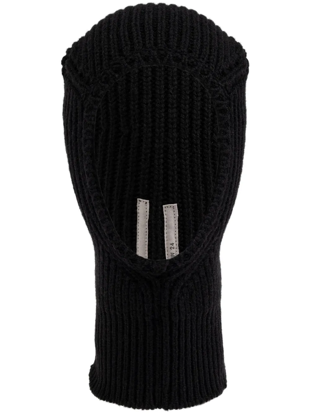 Балаклава в рубчик Rick Owens, черный