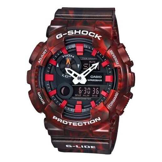

Часы CASIO G-Shock Analog-Digital 'Red', красный, Белый, Часы CASIO G-Shock Analog-Digital 'Red', красный