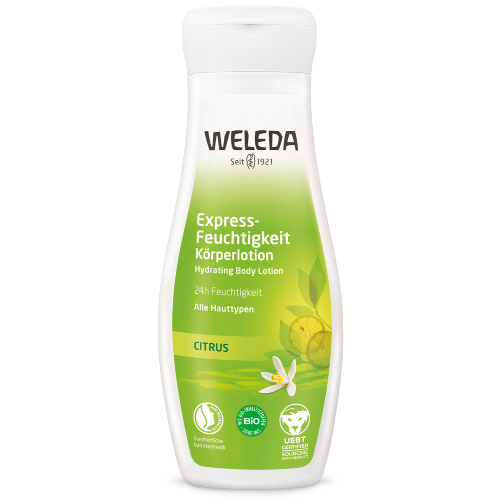 

Лосьон для тела с цитрусовыми citrus hydrating body lotion Weleda, 200 мл