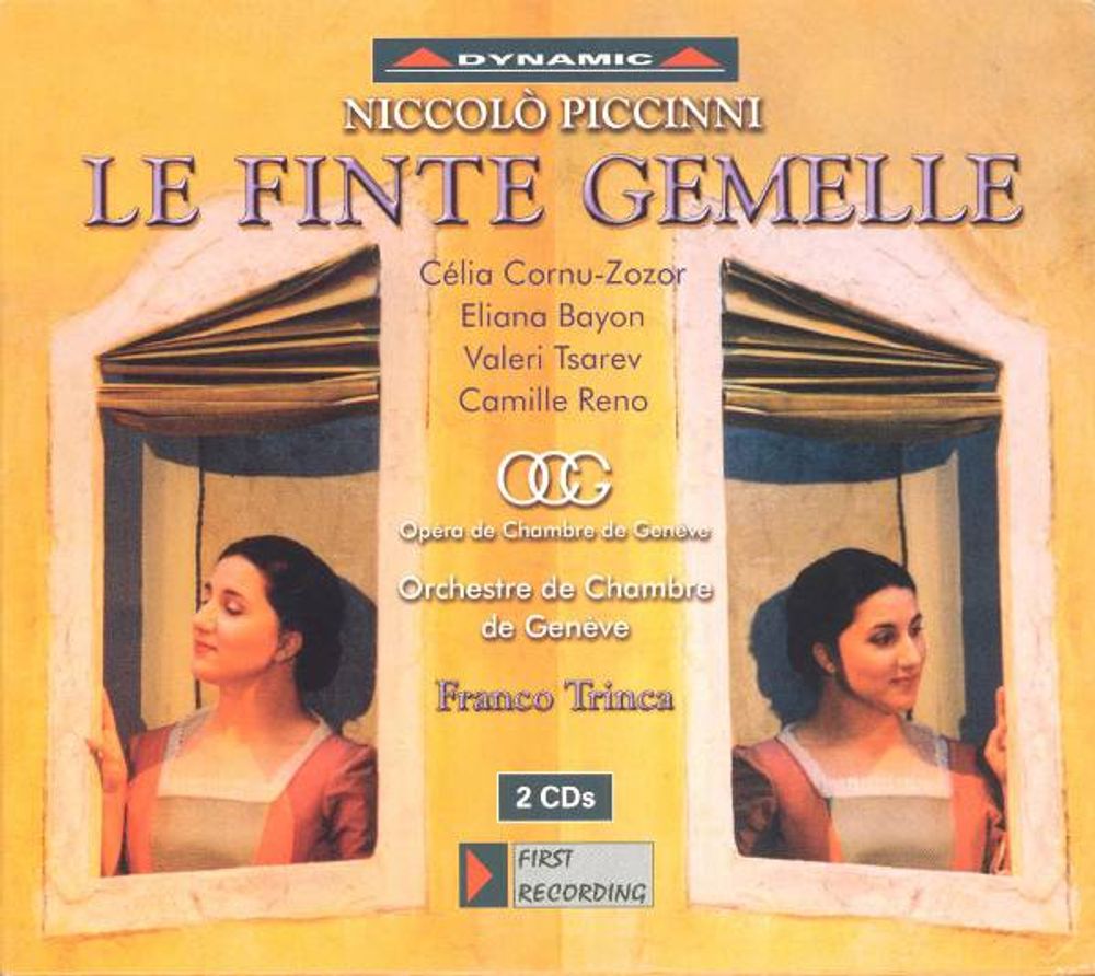 

Диск CD Piccinni: Le Finite Gemelle [Import] - Niccolò Piccinni, Franco Trinca, Opéra de chambre de Genève