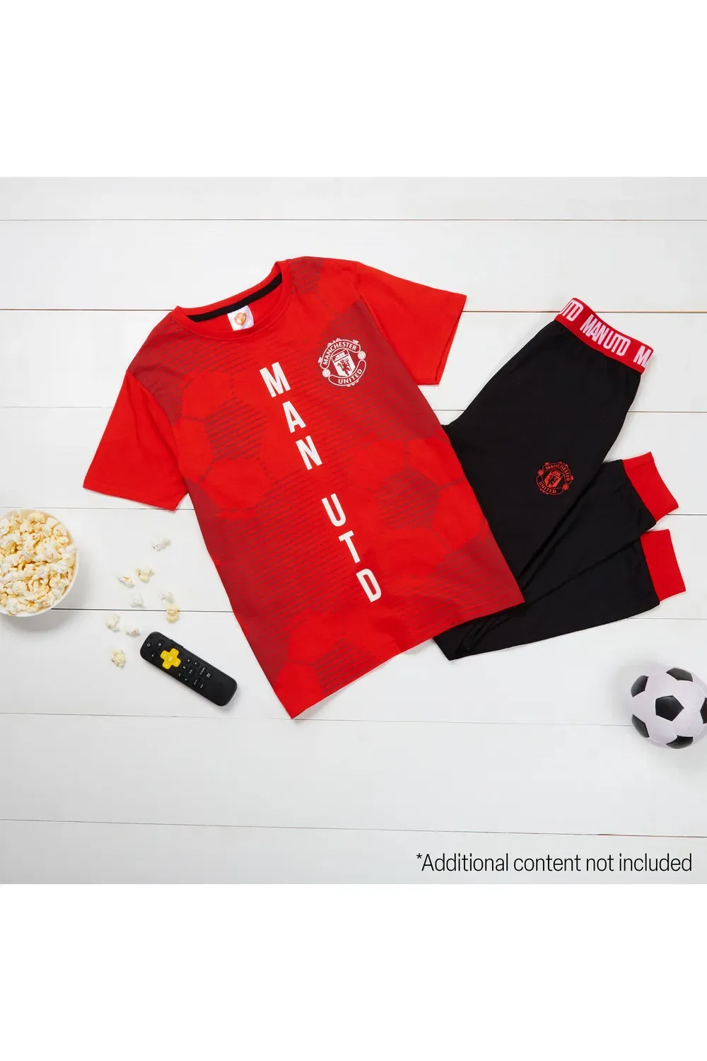 Пижама для мальчиков с коротким рукавом Manchester United Fc, мультиколор — фото 2